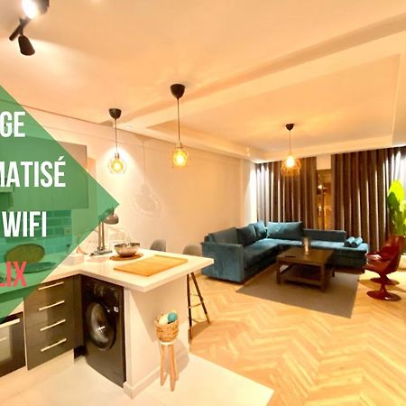 Spacious New 1-Bedroom Unit In Downtown W Terrace And Free Parking Casablanca Ngoại thất bức ảnh